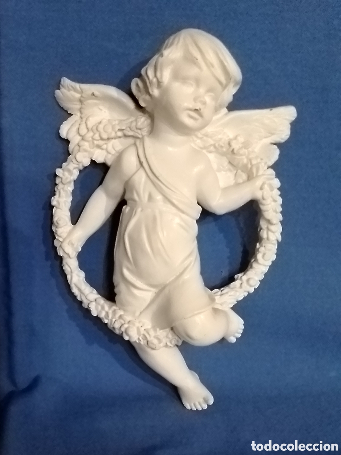 Antig&uuml;edades: Figura Angelito de resina