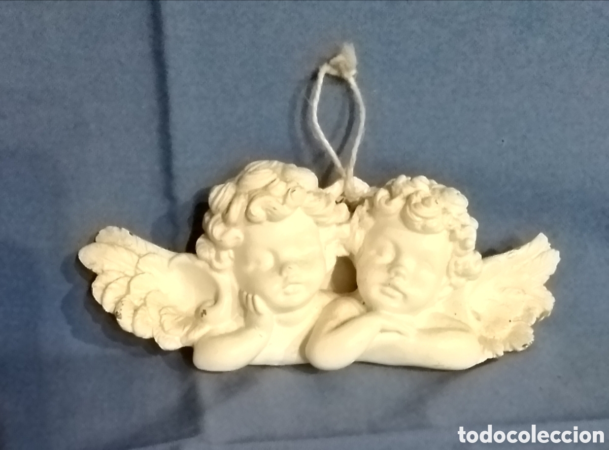 Antig&uuml;edades: Figura Angelito de resina