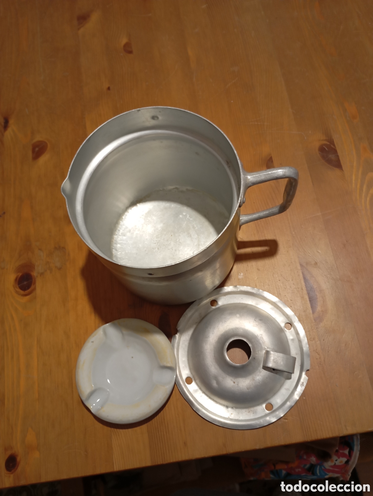 Antig&uuml;edades: Antig&uuml;o hervidor de leche/cueceleche - Foto 3