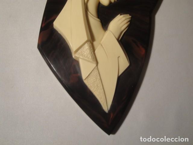 Antig&uuml;edades: Cuadro de la virgen rezando. Nuevo. - Foto 4