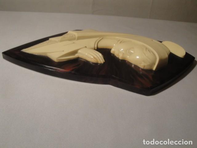 Antig&uuml;edades: Cuadro de la virgen rezando. Nuevo. - Foto 7