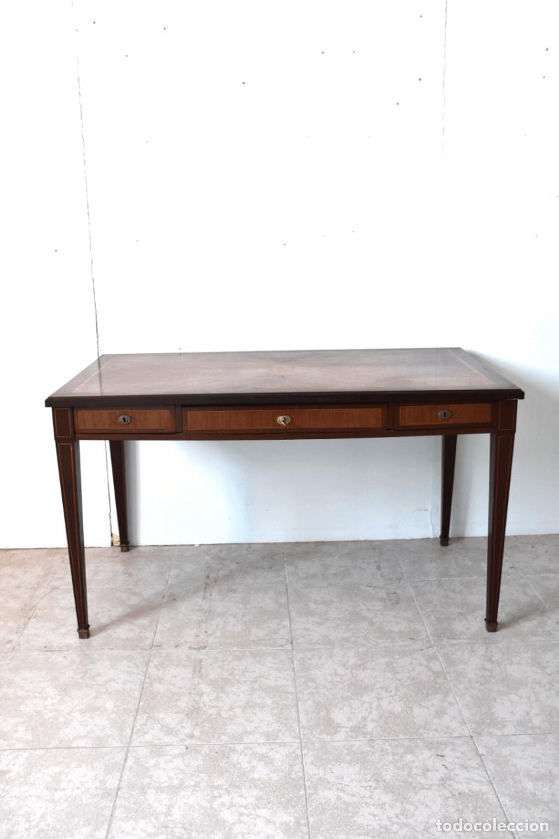 Mesa escritorio Luis XVI marqueteria
