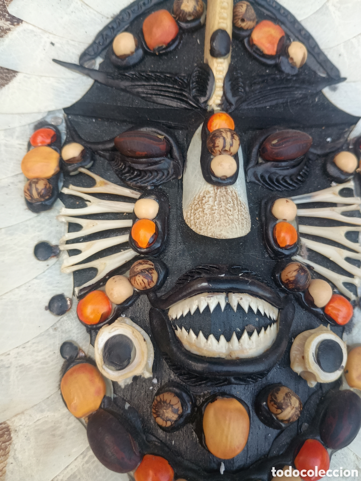 Antig&uuml;edades: m&aacute;scara ind&iacute;gena amaz&oacute;nica - Foto 2
