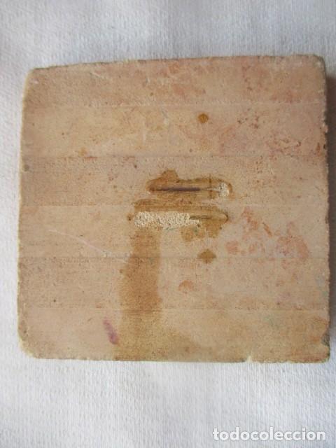 Antig&uuml;edades: azulejo antiguo pintado - Foto 2