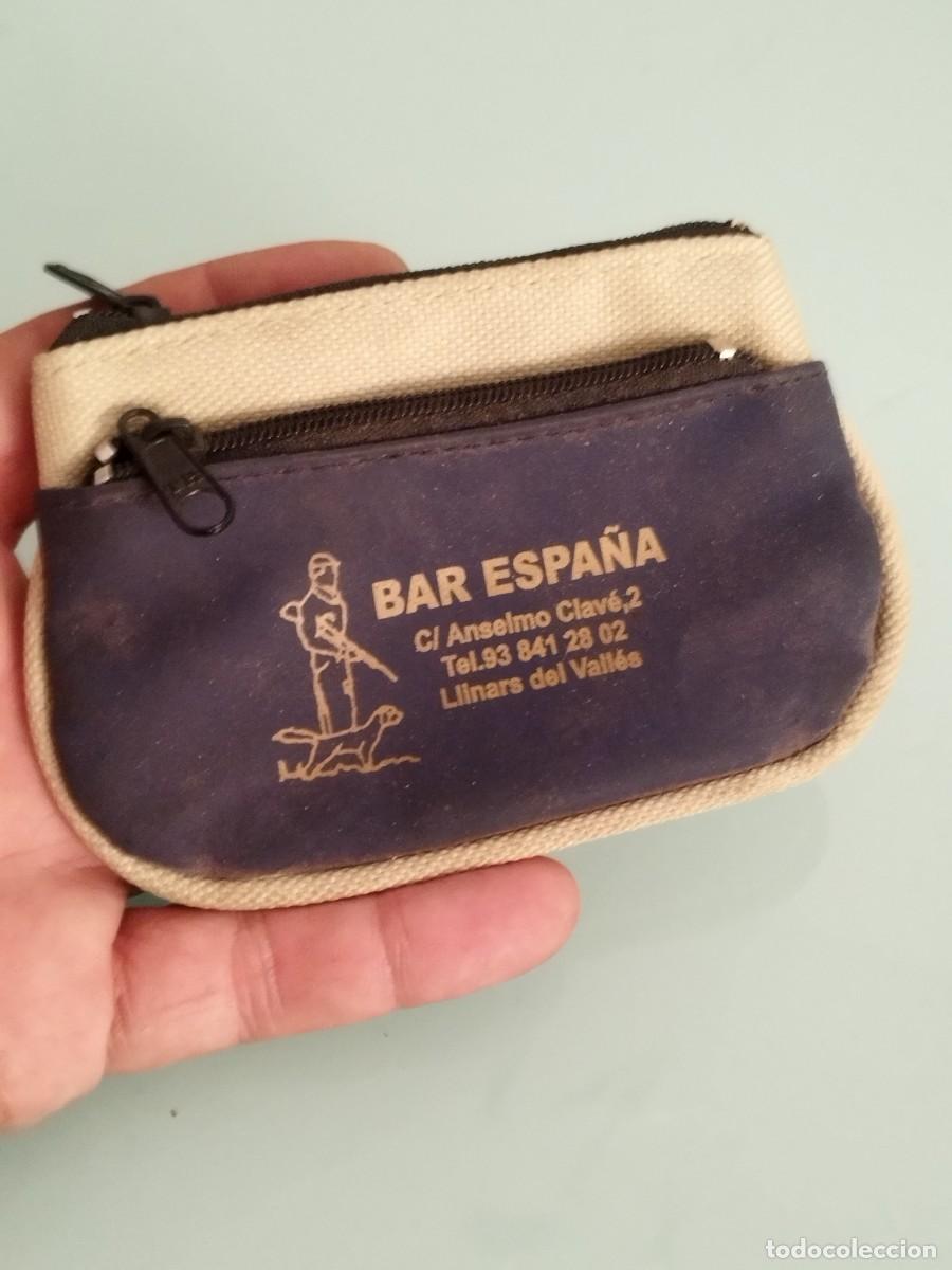 Antig&uuml;edades: Antiguo monedero de publicidad, &rdquo;Bar Espa&ntilde;a&rdquo; en Llinars del Vall&egrave;s.