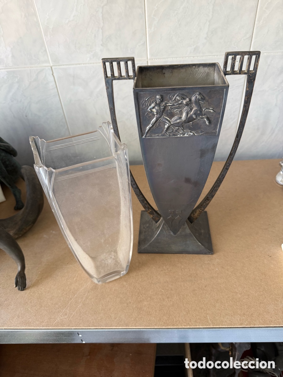 Antig&uuml;edades: Magn&iacute;fico centro de mesa art d&eacute;co - Foto 8