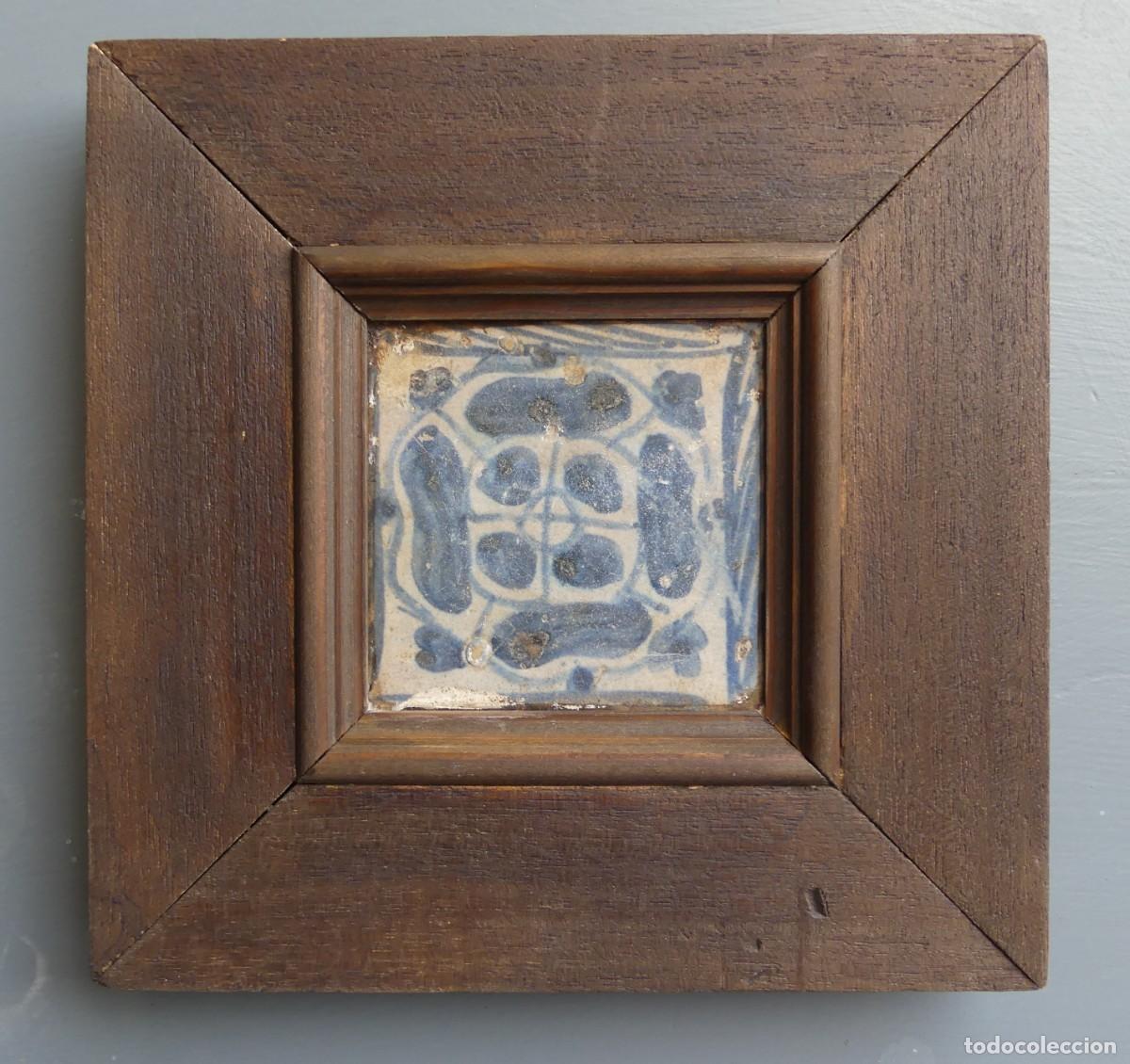 Antig&uuml;edades: ANTIGUO AZULEJO GOTICO ORIGINAL( PAGO POR BIZUM )
