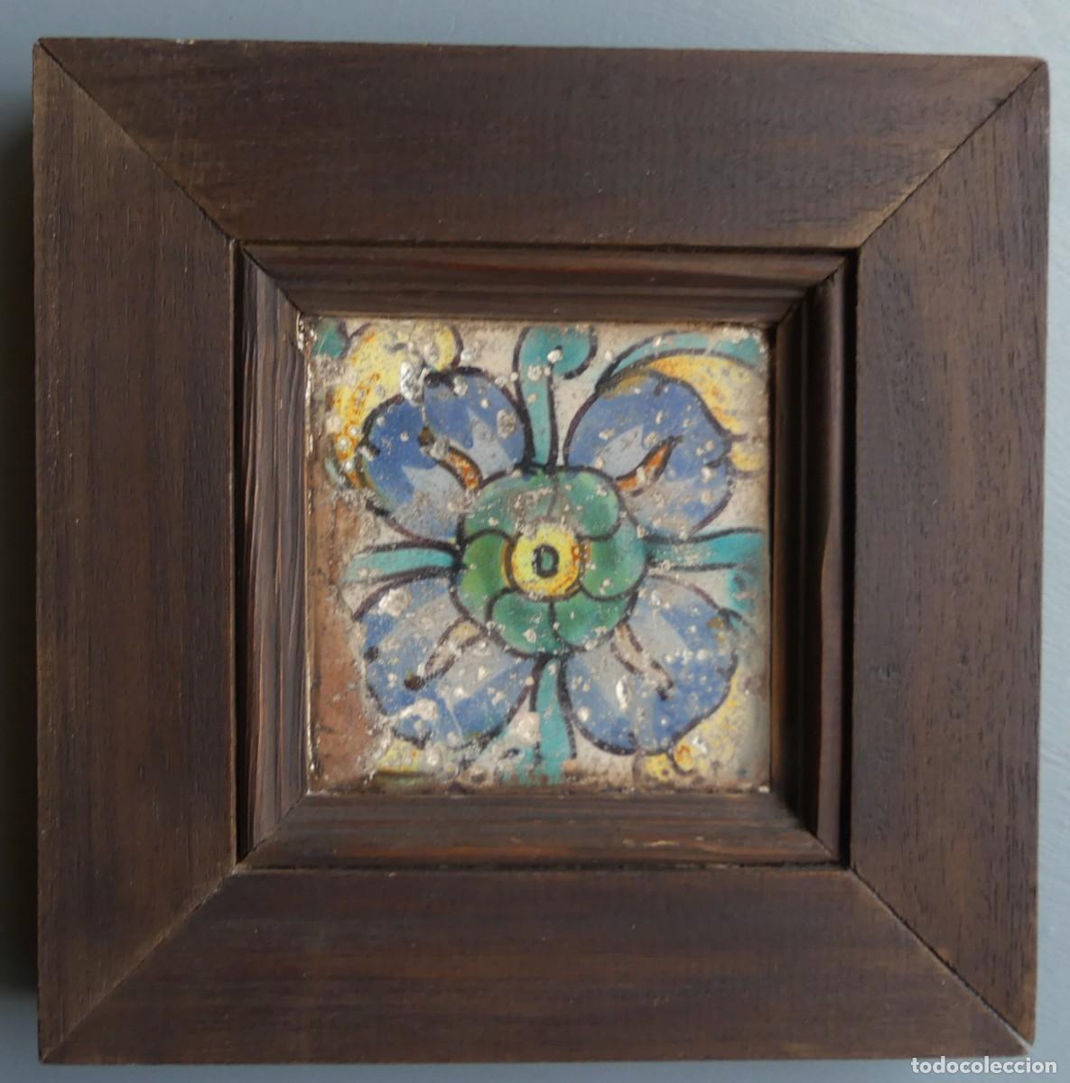 Antig&uuml;edades: ANTIGUO AZULEJO BARROCO ORIGINAL( PAGO POR BIZUM )