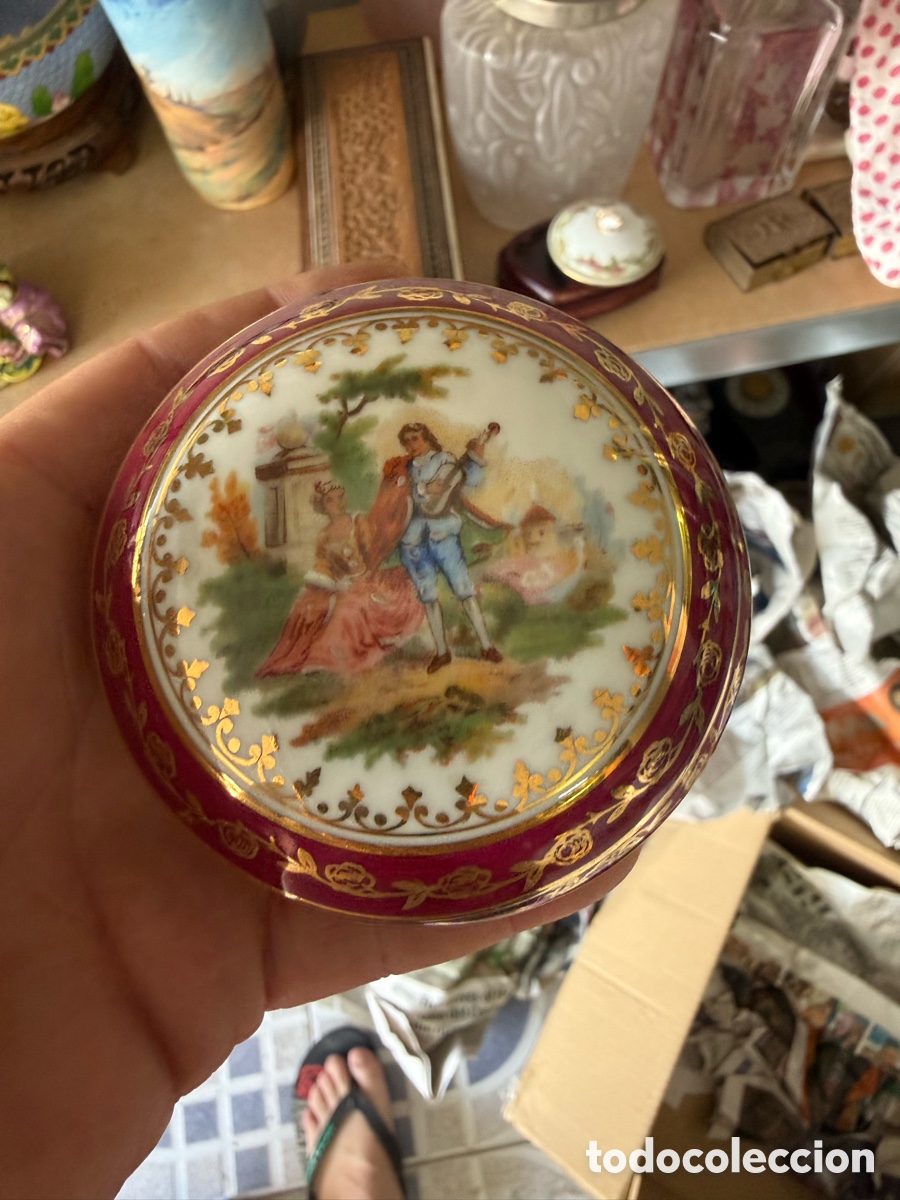 Antig&uuml;edades: Bonita cajita porcelana de limoges