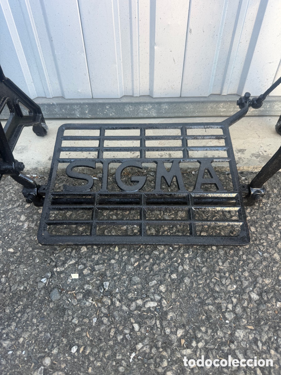 Antig&uuml;edades: Base antigua SIGMA para mesa de coser - Foto 2