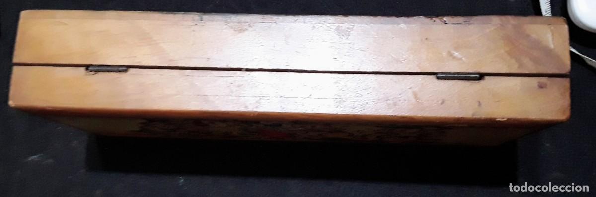 Antig&uuml;edades: Plumier de Madera Antiguo - Foto 5