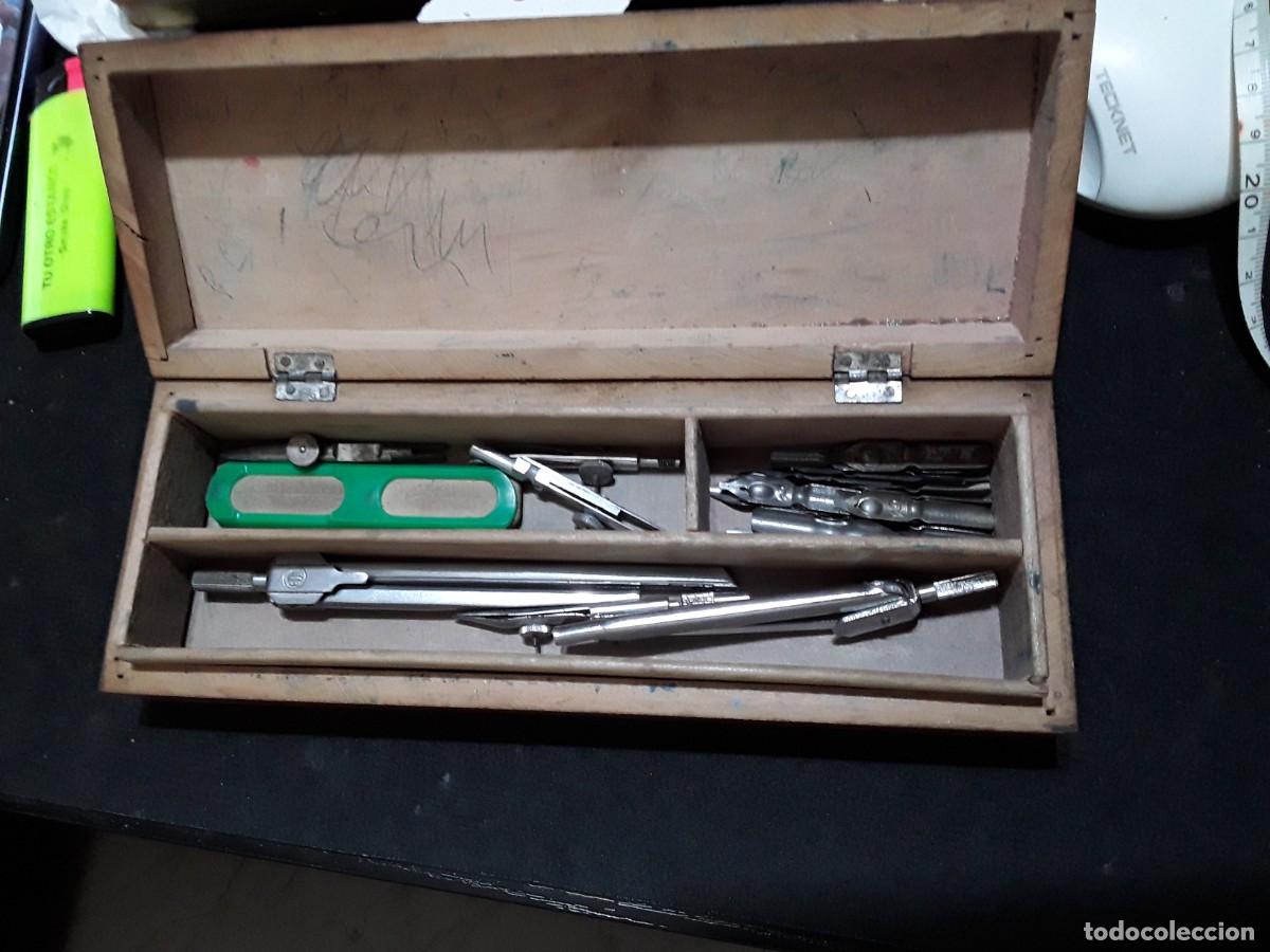 Antig&uuml;edades: Plumier de Madera Antiguo - Foto 6