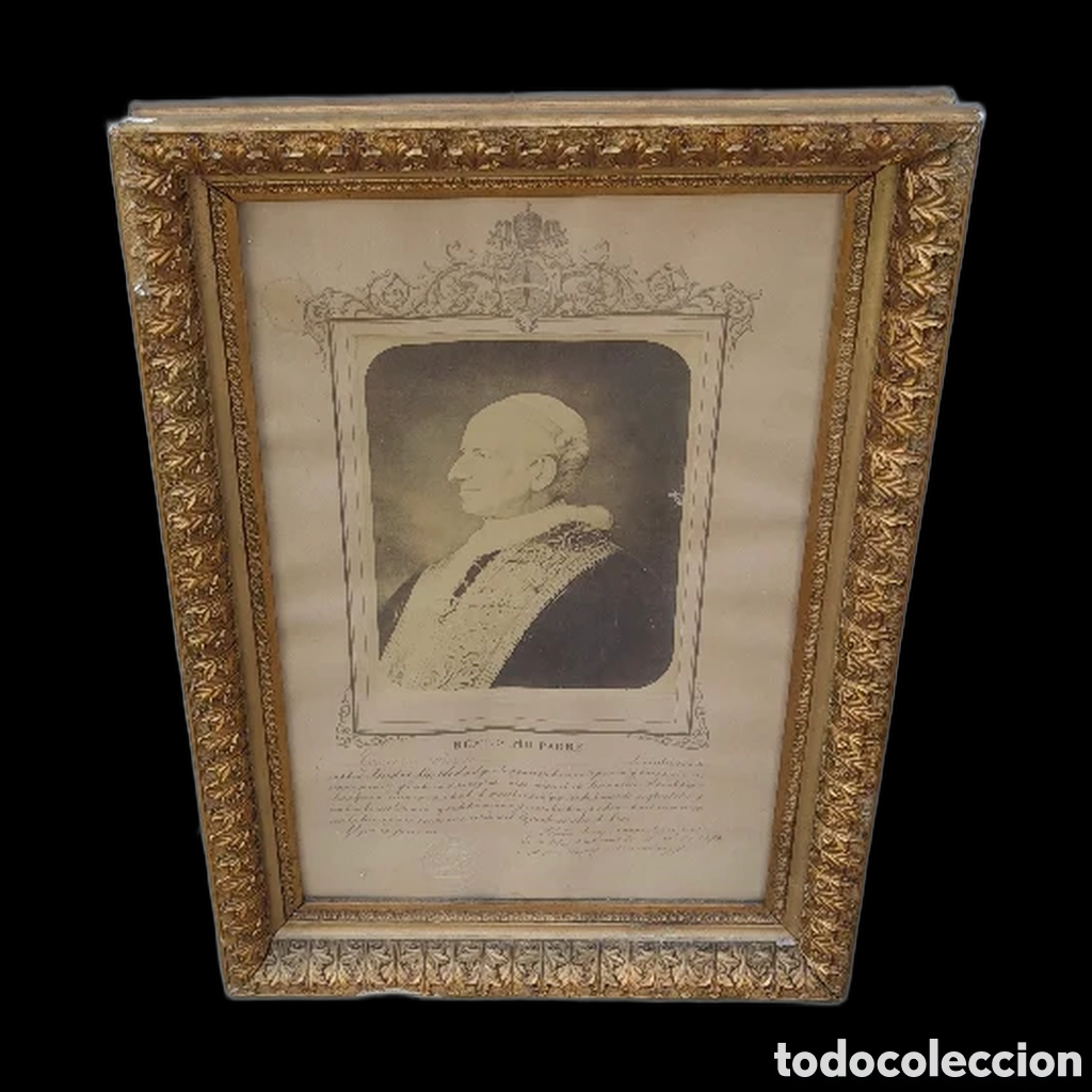 Antig&uuml;edades: Bendici&oacute;n Apost&oacute;lica con Indulgencia Plenaria - LEON XXII - tdkpv