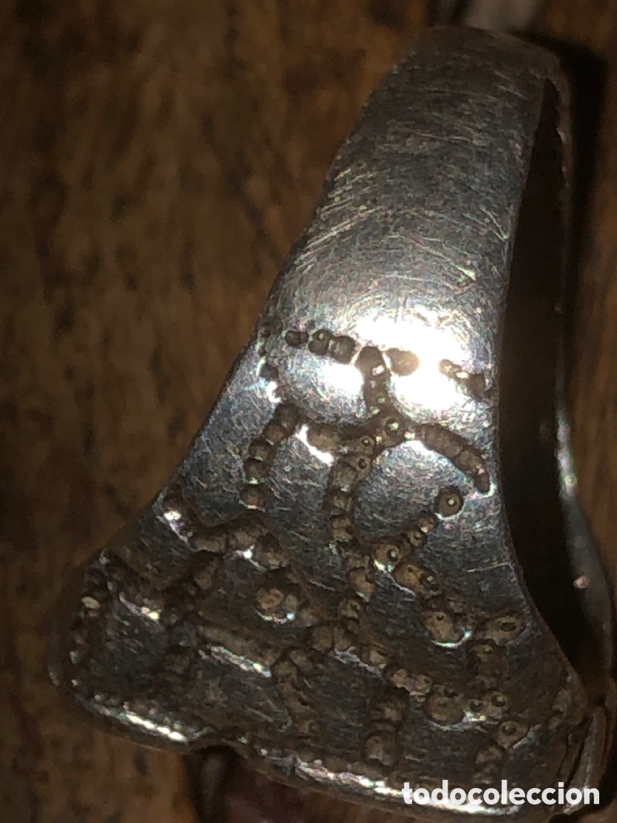 Antig&uuml;edades: Anillo plata tama&ntilde;o grande - Foto 3