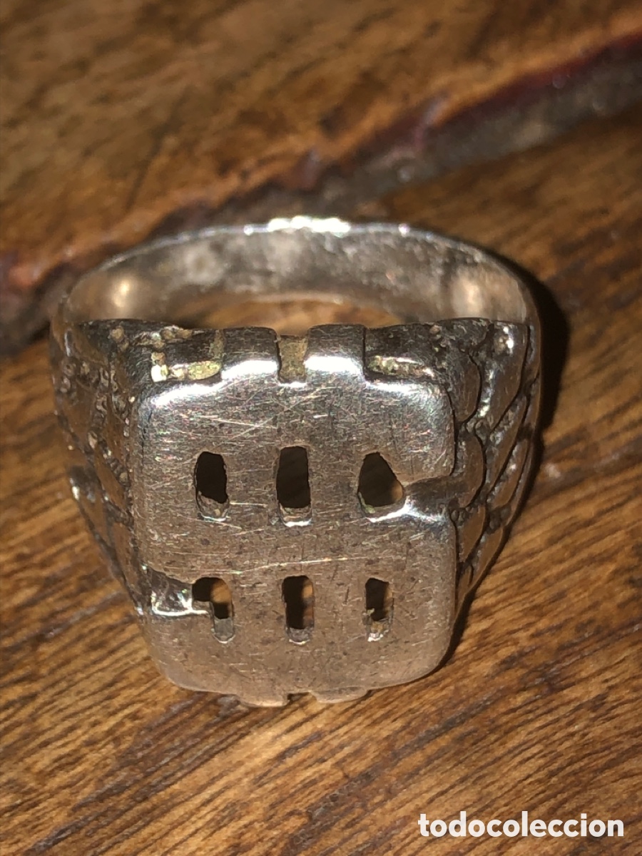 Antig&uuml;edades: Anillo plata tama&ntilde;o grande - Foto 4