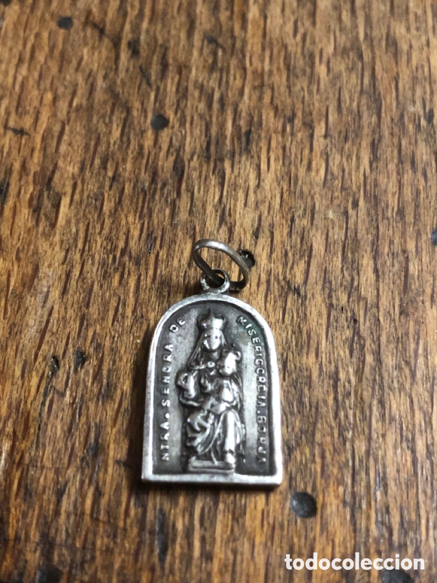 Antig&uuml;edades: Medalla religiosa antiguas plata - Foto 4