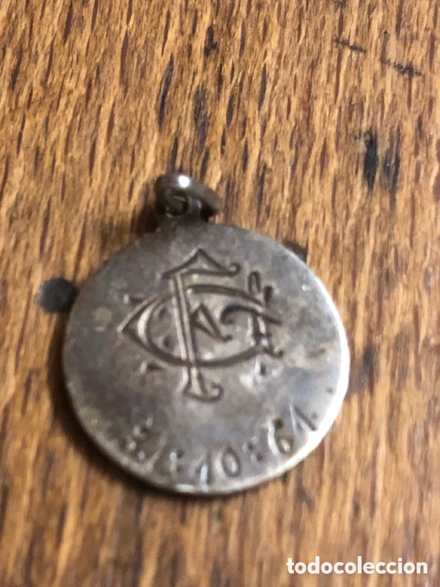 Antig&uuml;edades: Medalla religiosa antiguas plata - Foto 8