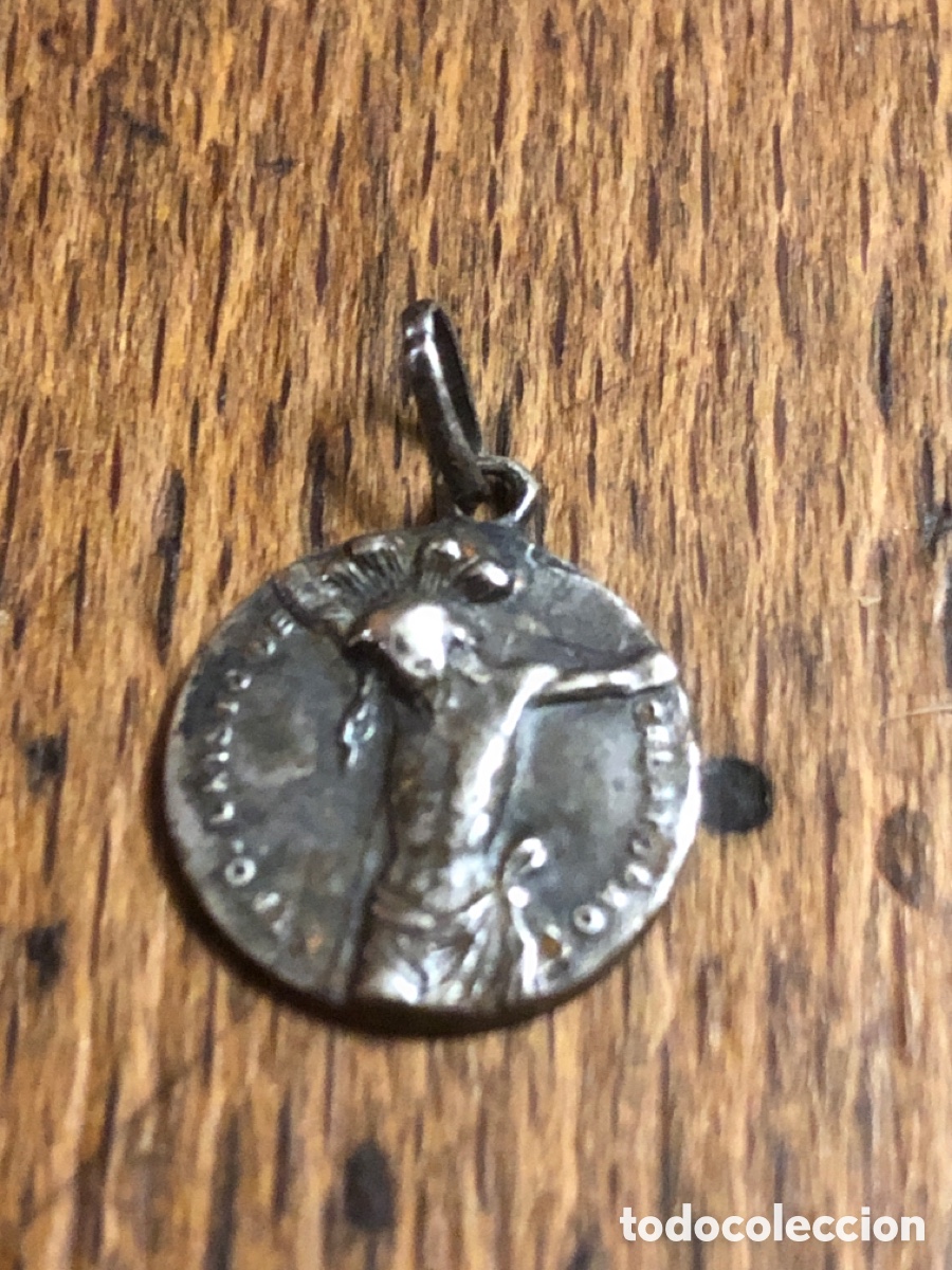 Antig&uuml;edades: Medalla religiosa antiguas plata - Foto 9