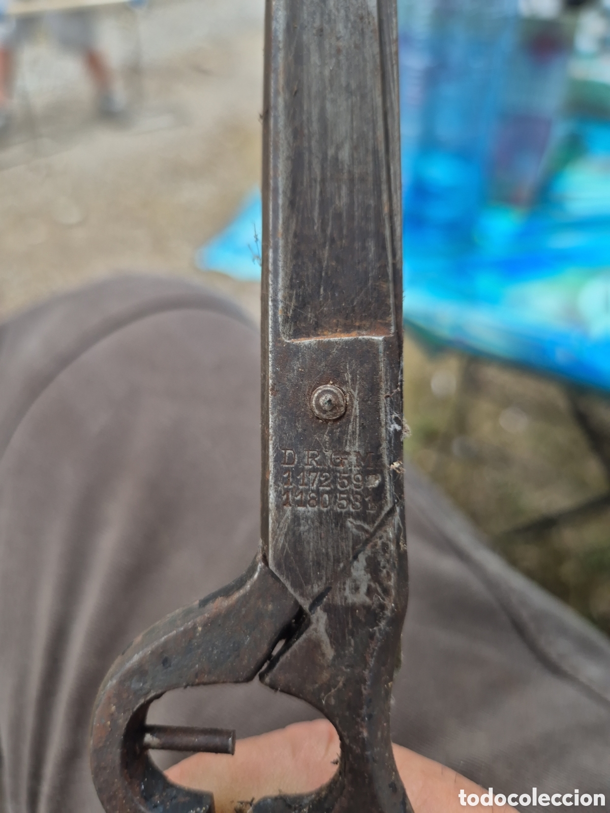 Antig&uuml;edades: Antiguas Tijeras de Sastre / Cuero D.R.G.M. &ndash; Alemania (Pre-1945)