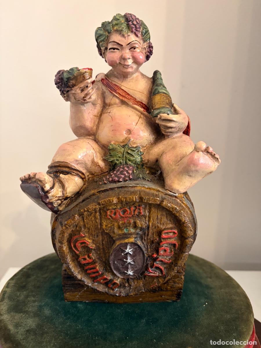 Antig&uuml;edades: FIGURA DIOS BACO CAMPO VIEJO RIOJA