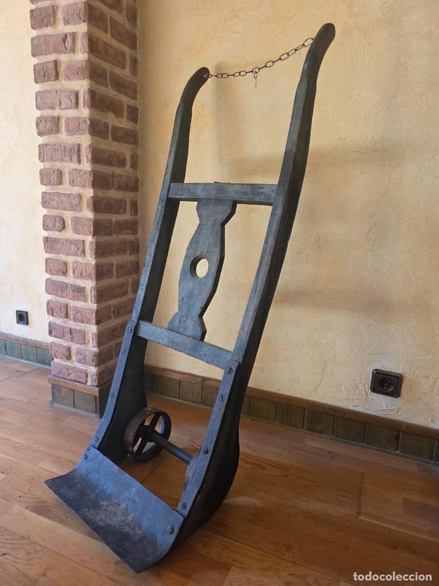 Antig&uuml;edades: Carretilla de sacos industrial de los a&ntilde;os 20 - Patrimonio industrial