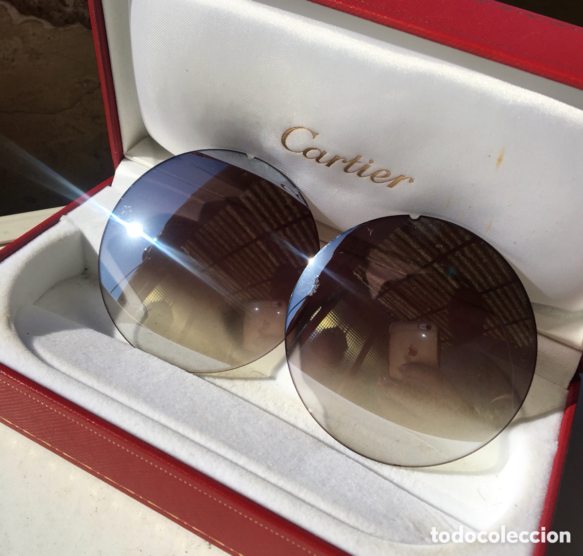 Antig&uuml;edades: Lentes para gafas cartier freed etc