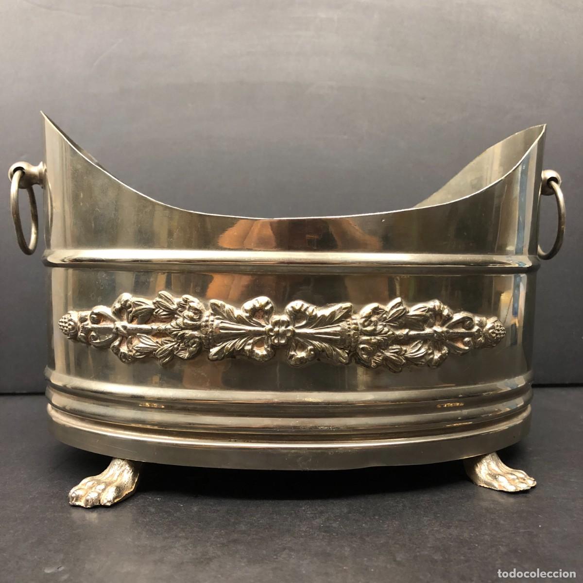 Antig&uuml;edades: PRECIOSO CENTRO DE MESA TRABAJADO - 25 CM - RARA PIEZA DE COLECCION
