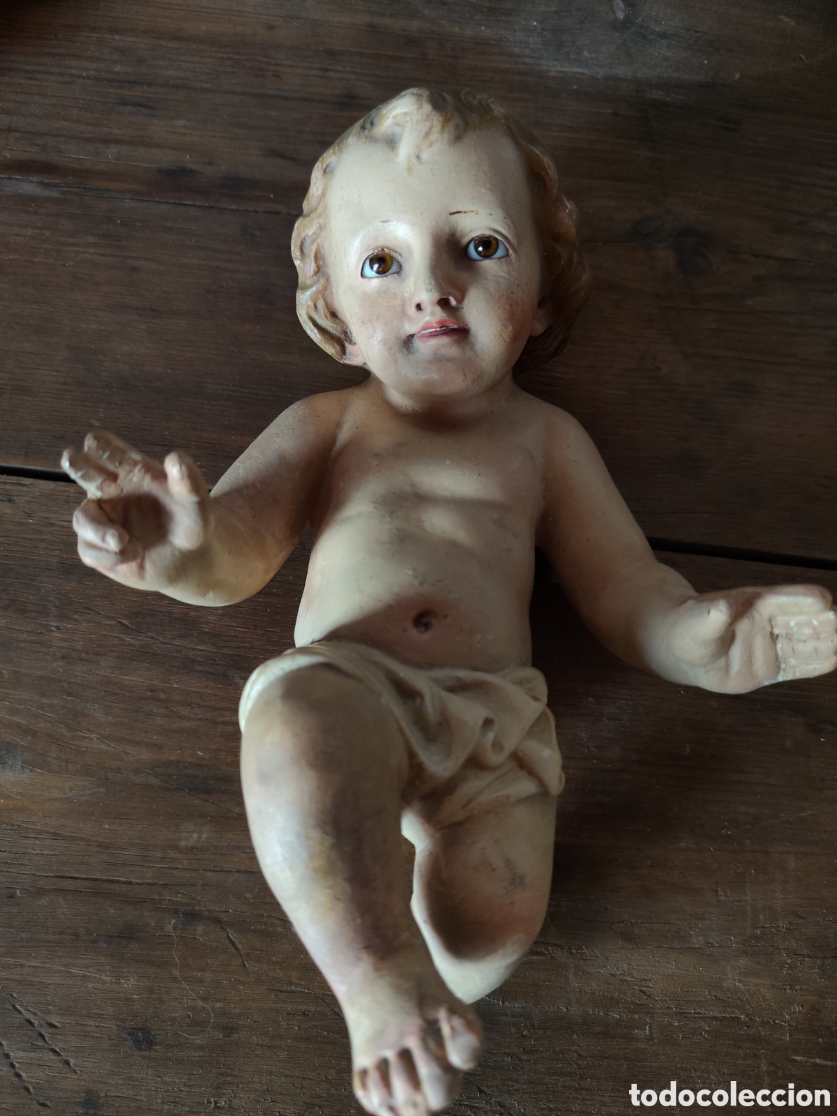 Antig&uuml;edades: Ni&ntilde;o Jes&uacute;s de estuco