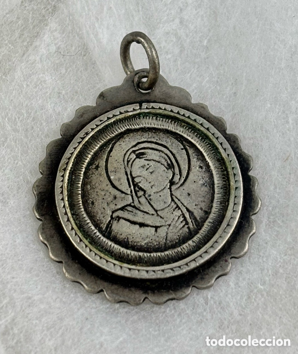 Antig&uuml;edades: MEDALLA DE PLATA DE LA VIRGEN MARIA (1910-20)