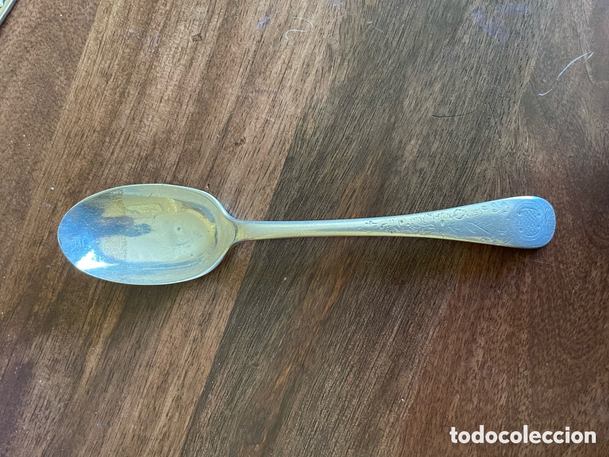 Antig&uuml;edades: Cuchara en plata 925 inglesa