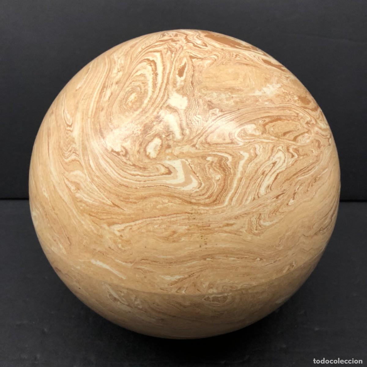 Antig&uuml;edades: CENTRO DE MESA - BOLA DE CERAMICA - DECORATIVA - DE DISE&Ntilde;O - 16 CM / 6589