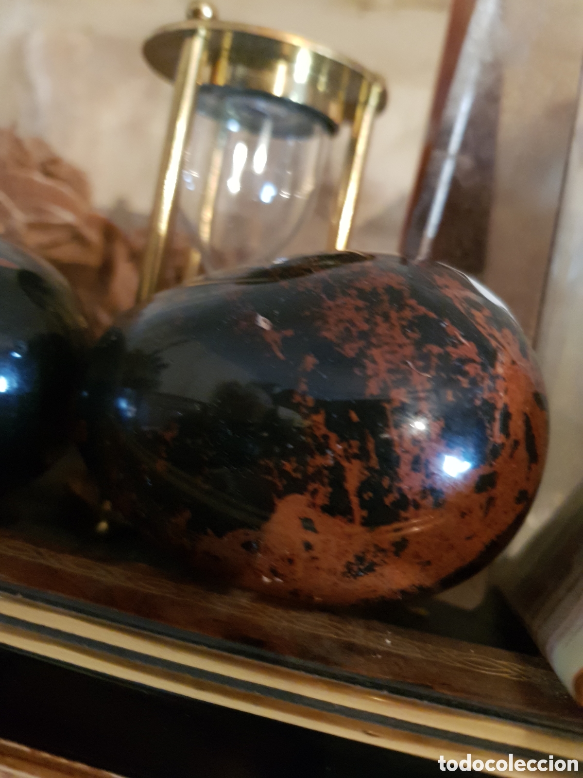 Antig&uuml;edades: ANTIGUO HUEVO DE OBSIDIANA