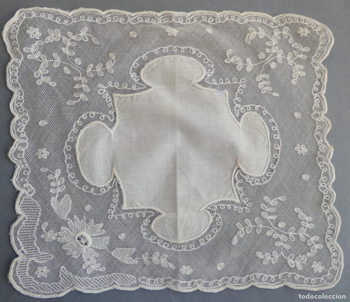 Antiguidades: PA&Ntilde;UELO DE ENCAJE -IMAGEN - NOVIA PPIO.S.XX