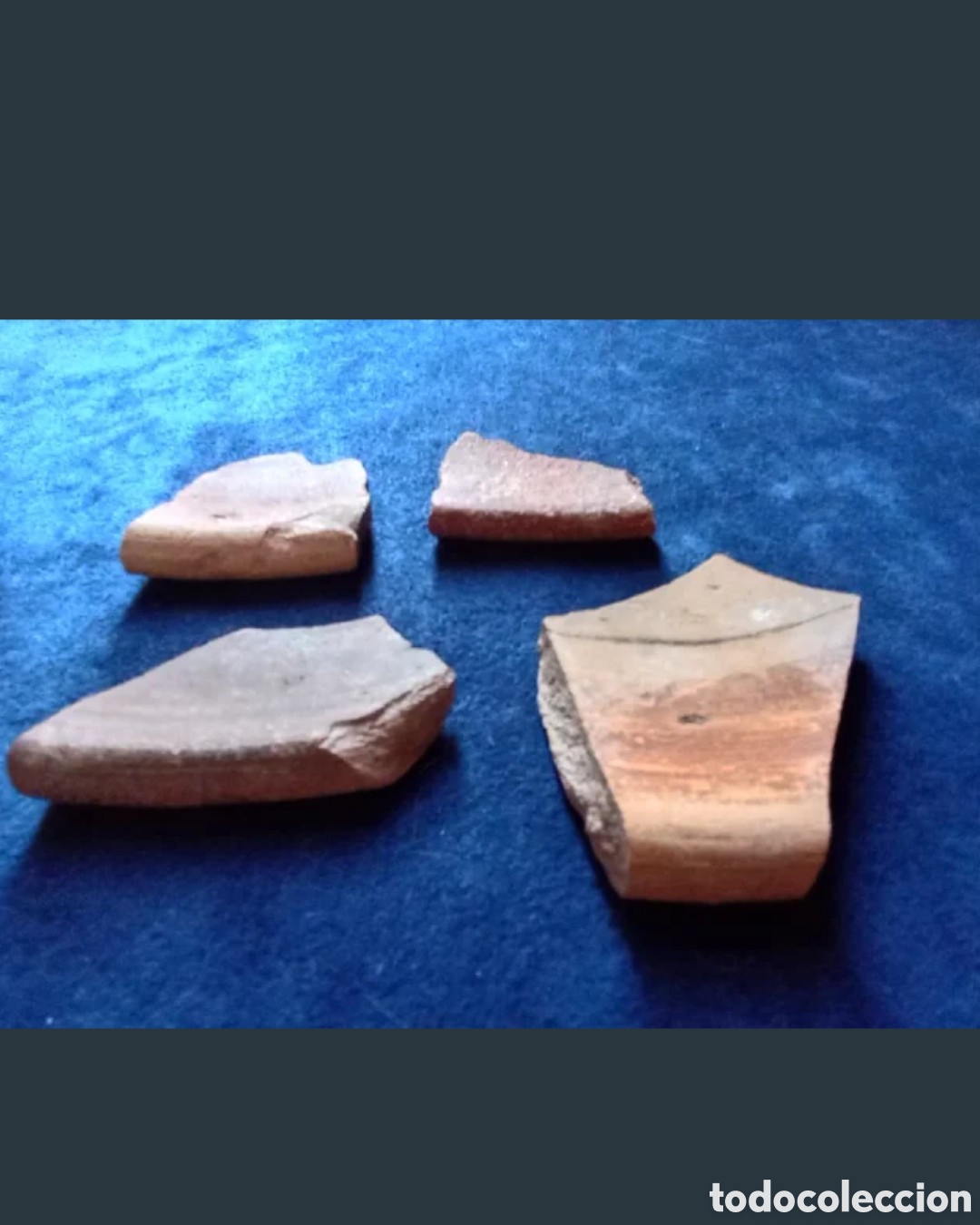 Antiguidades: FRAGMENTOS CER&Aacute;MICA TARTESICA(BORDES - LABIO PLATOS) DECORADOS PIGMENTO