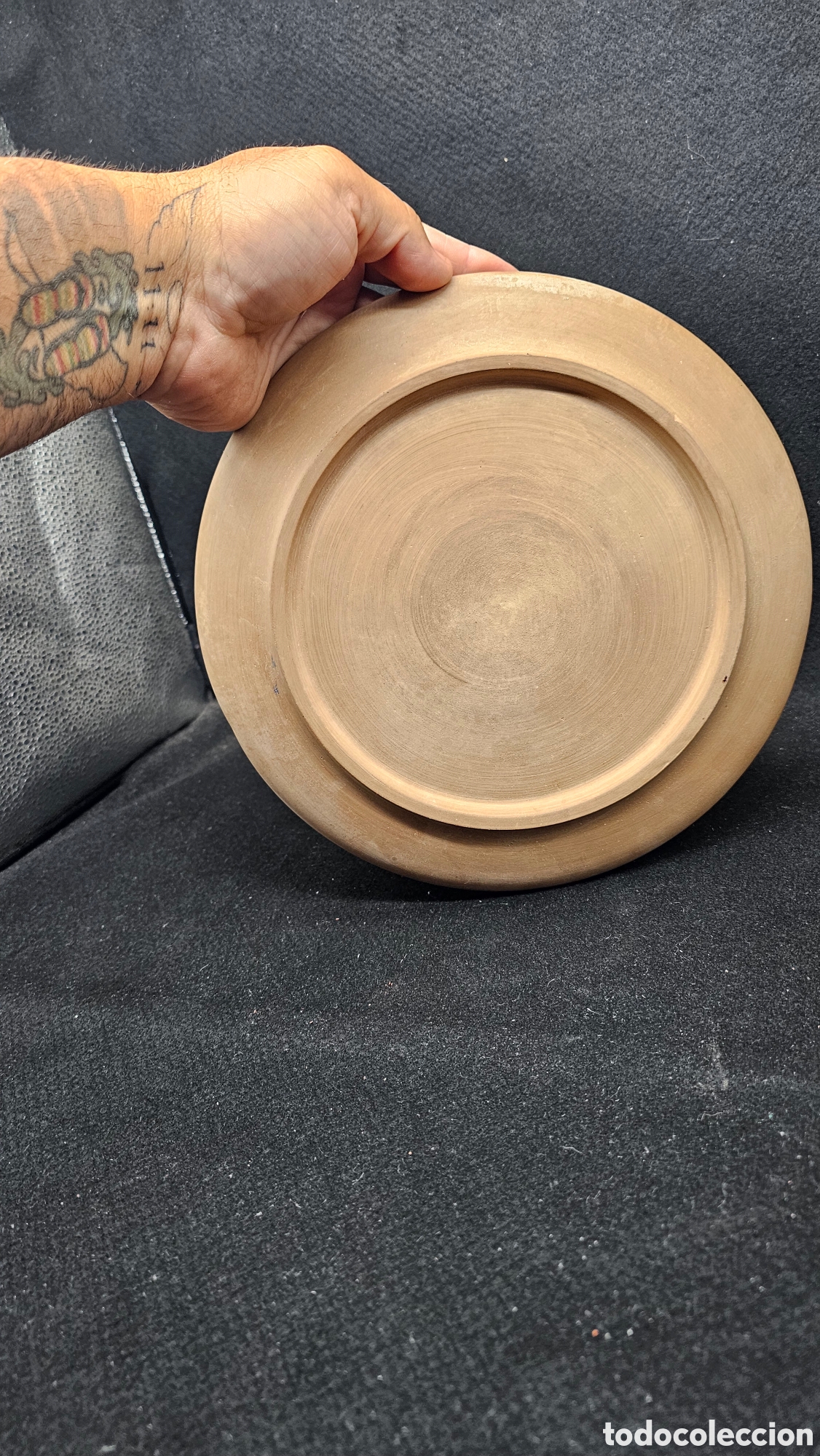 Antig&uuml;edades: Bonito plato de cer&aacute;mica - Foto 3
