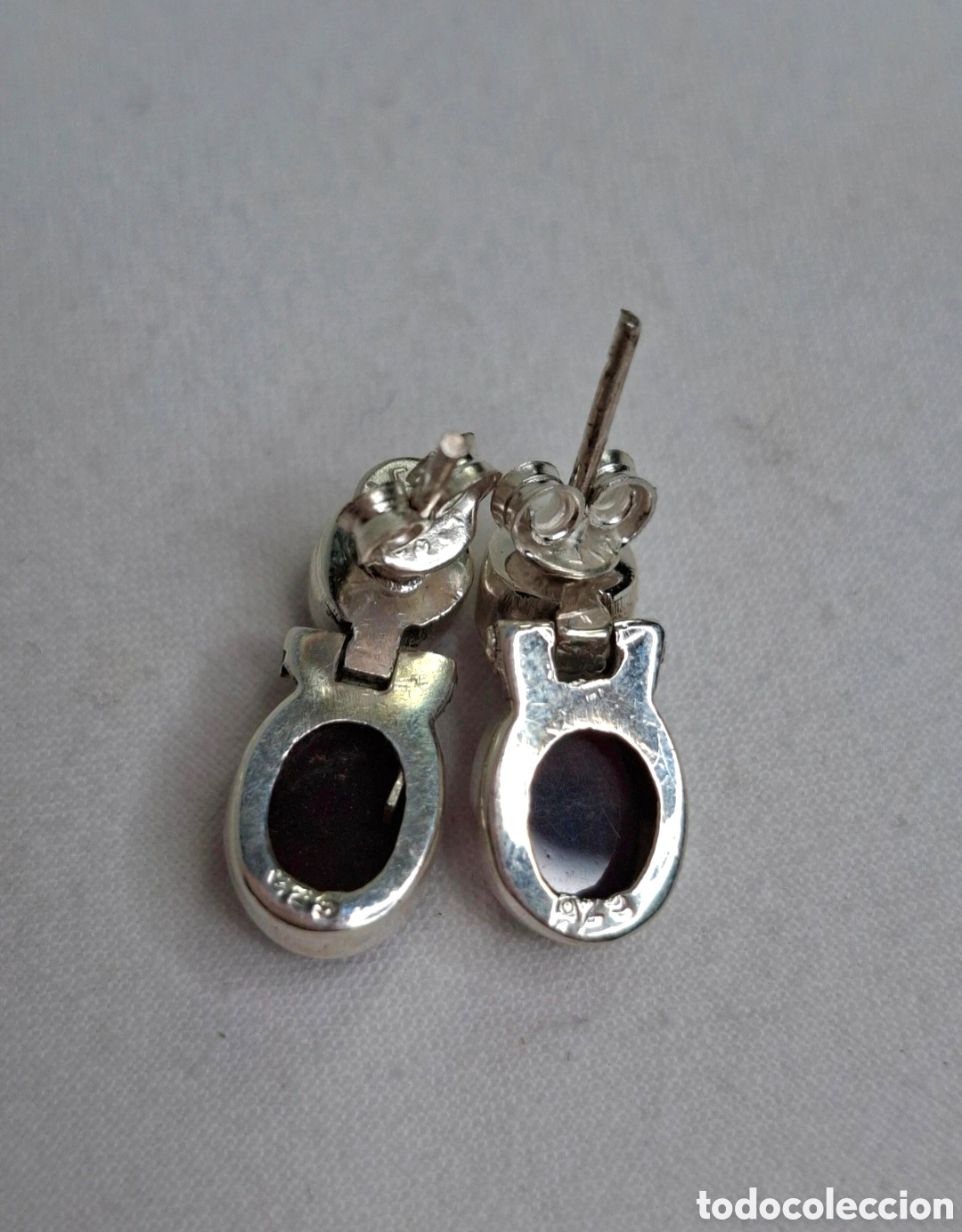Antig&uuml;edades: Pendientes de plata 925 - Foto 3