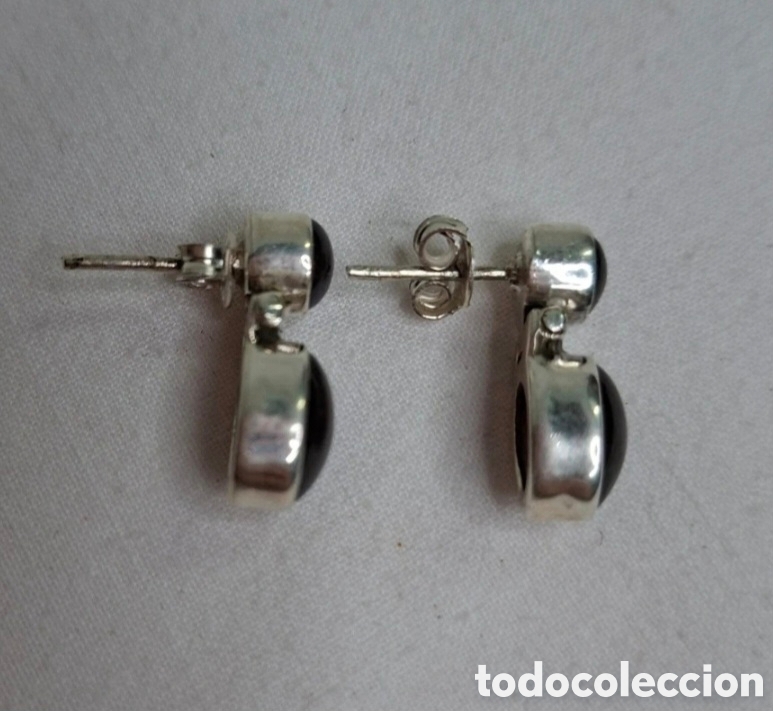 Antig&uuml;edades: Pendientes de plata 925 - Foto 5