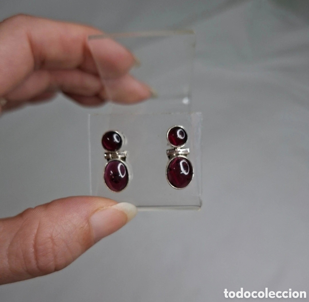 Antig&uuml;edades: Pendientes de plata 925 - Foto 6