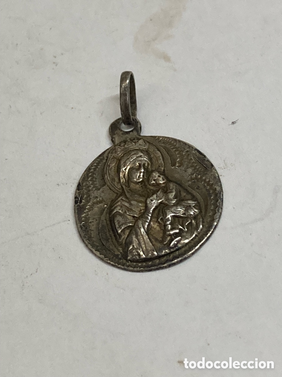Antig&uuml;edades: Medalla de plata religiosa C642