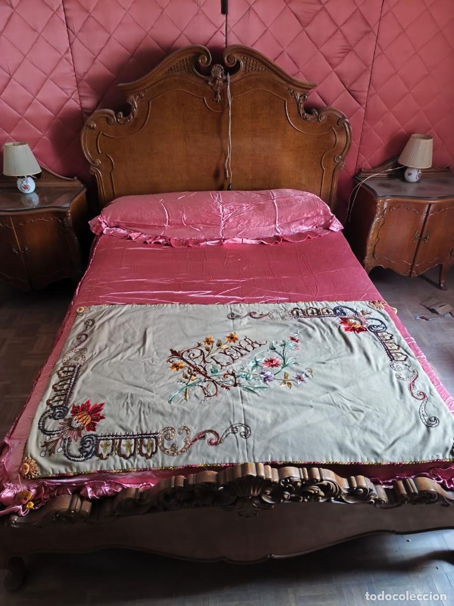 Antig&uuml;edades: Dormitorio completo de &eacute;poca de estilo rococ&oacute; y regency