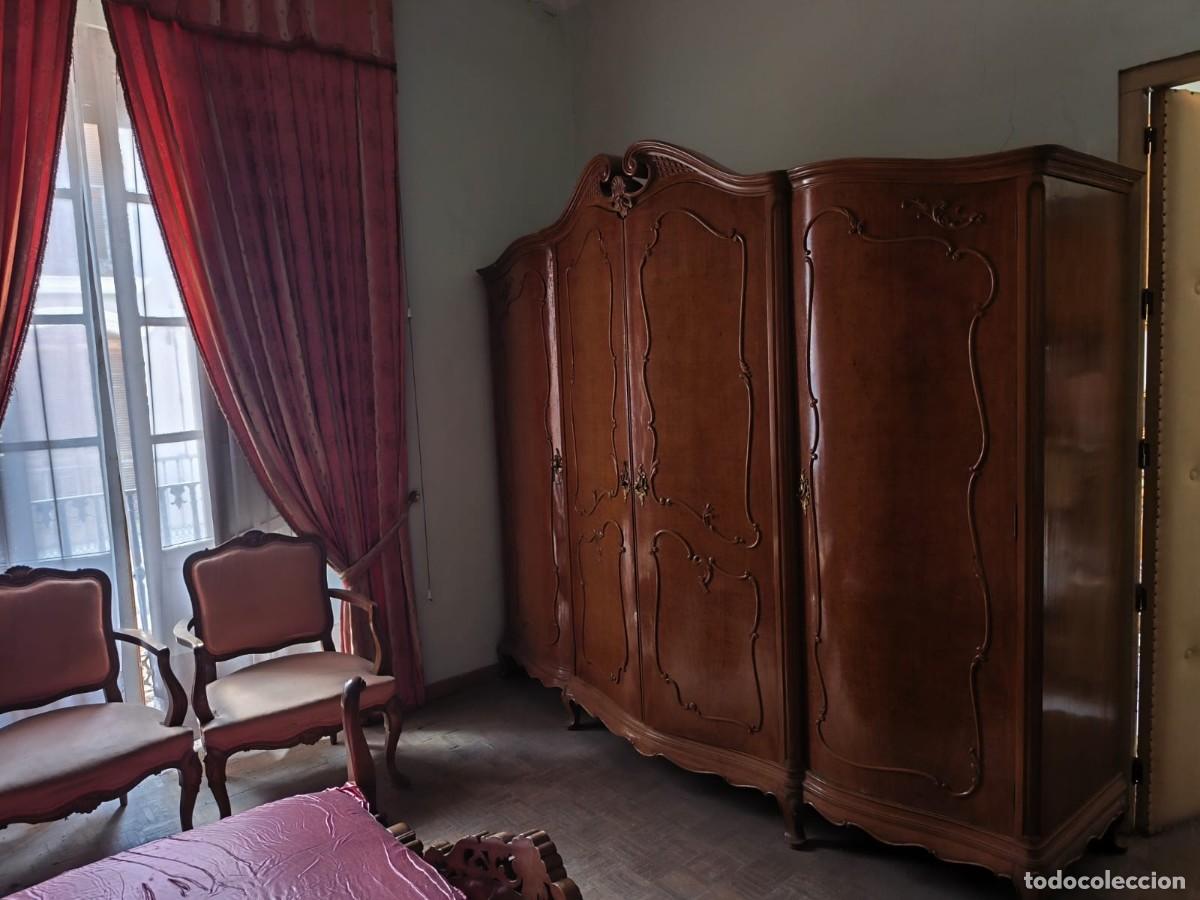Antig&uuml;edades: Dormitorio completo de &eacute;poca de estilo rococ&oacute; y regency - Foto 4