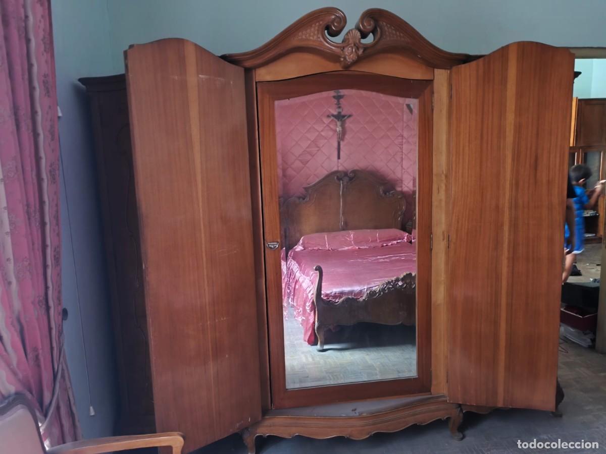 Antig&uuml;edades: Dormitorio completo de &eacute;poca de estilo rococ&oacute; y regency - Foto 5