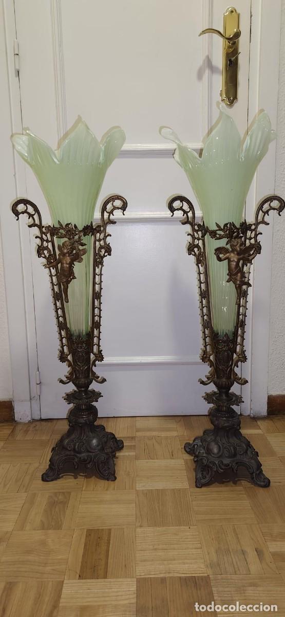 Antig&uuml;edades: Jarrones-florero Art Nouveau - Foto 3