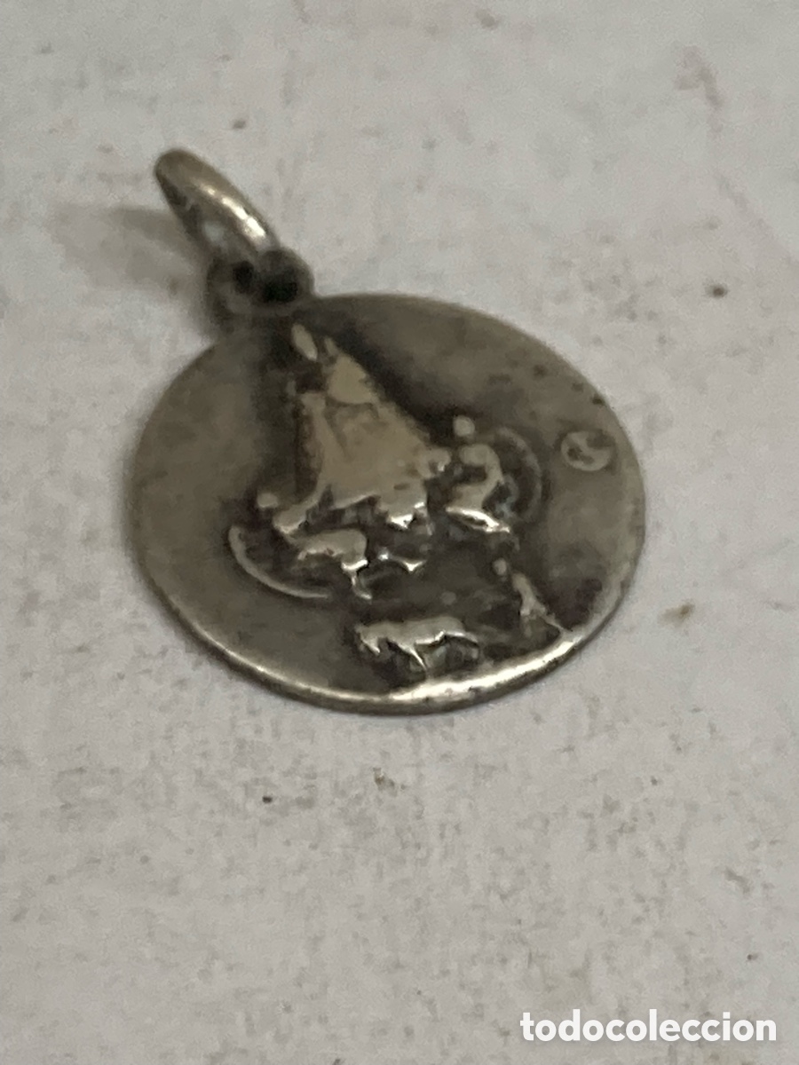 Antig&uuml;edades: Medalla de plata religiosa C642