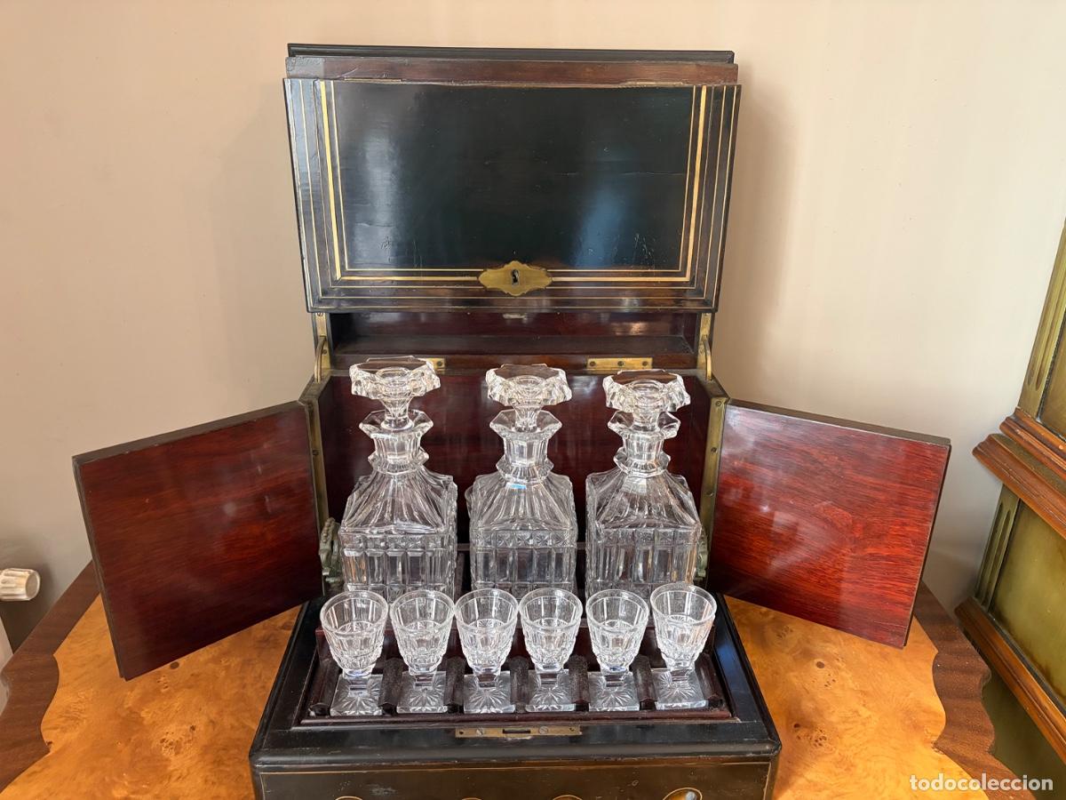 Antig&uuml;edades: ANTIGUA LICORERA LUIS XVI - Foto 3