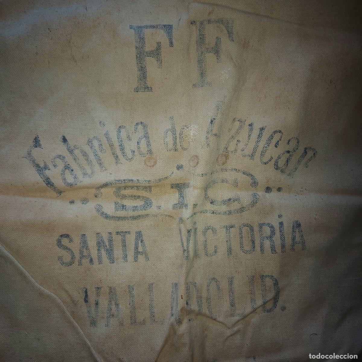 Antig&uuml;edades: ANTIGUO SACO A&Ntilde;OS 60 , Fabrica de Az&uacute;car - Santa Victoria -Valladolid