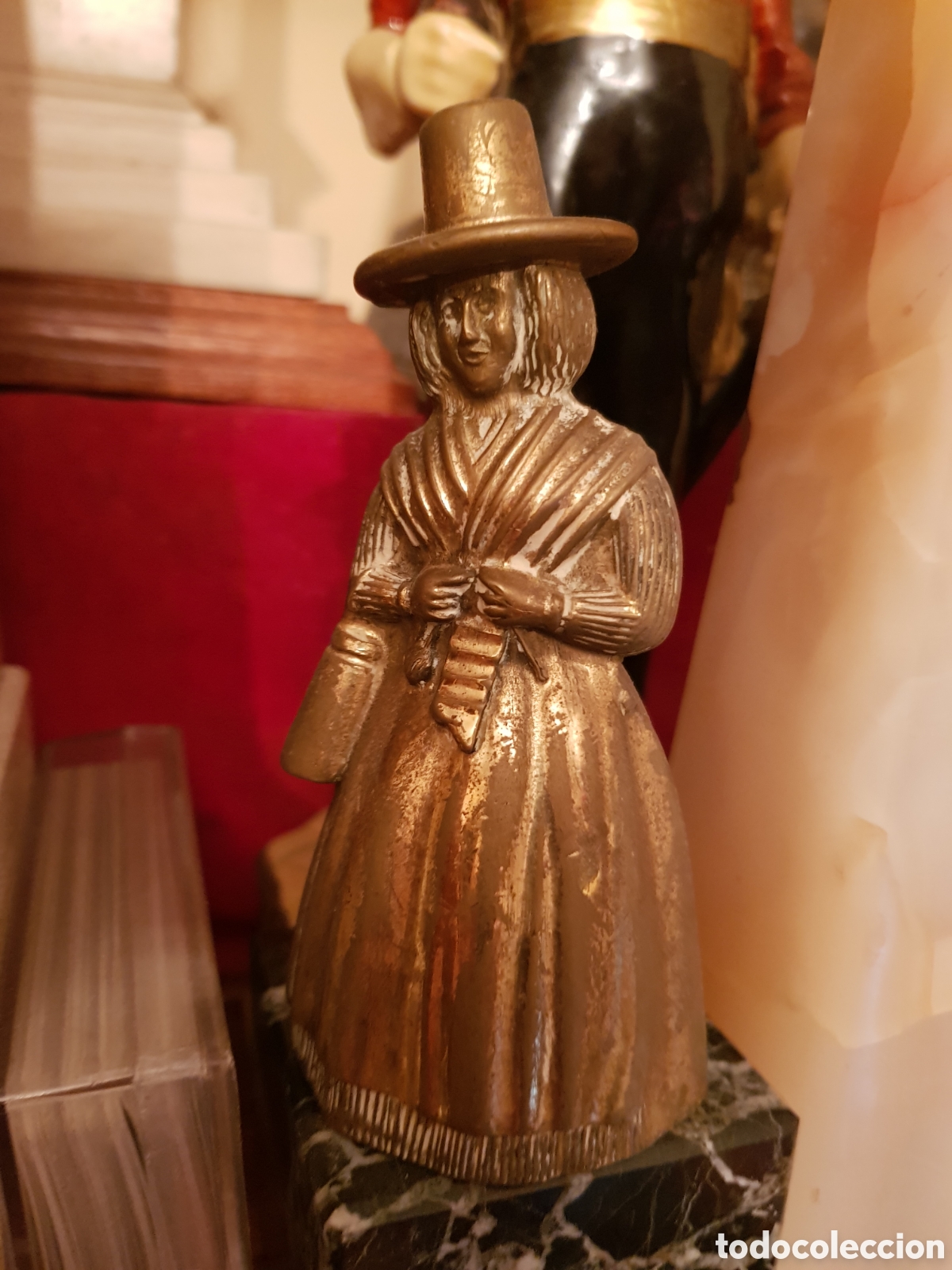 Antig&uuml;edades: ANTIGUA CAMPANA INGLESA DE BRONCE