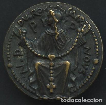 Antig&uuml;edades: MEDALLA, INSIGNIA ANTIGUA, NUESTRA SE&Ntilde;ORA DEL ROSARIO, FRANCIA