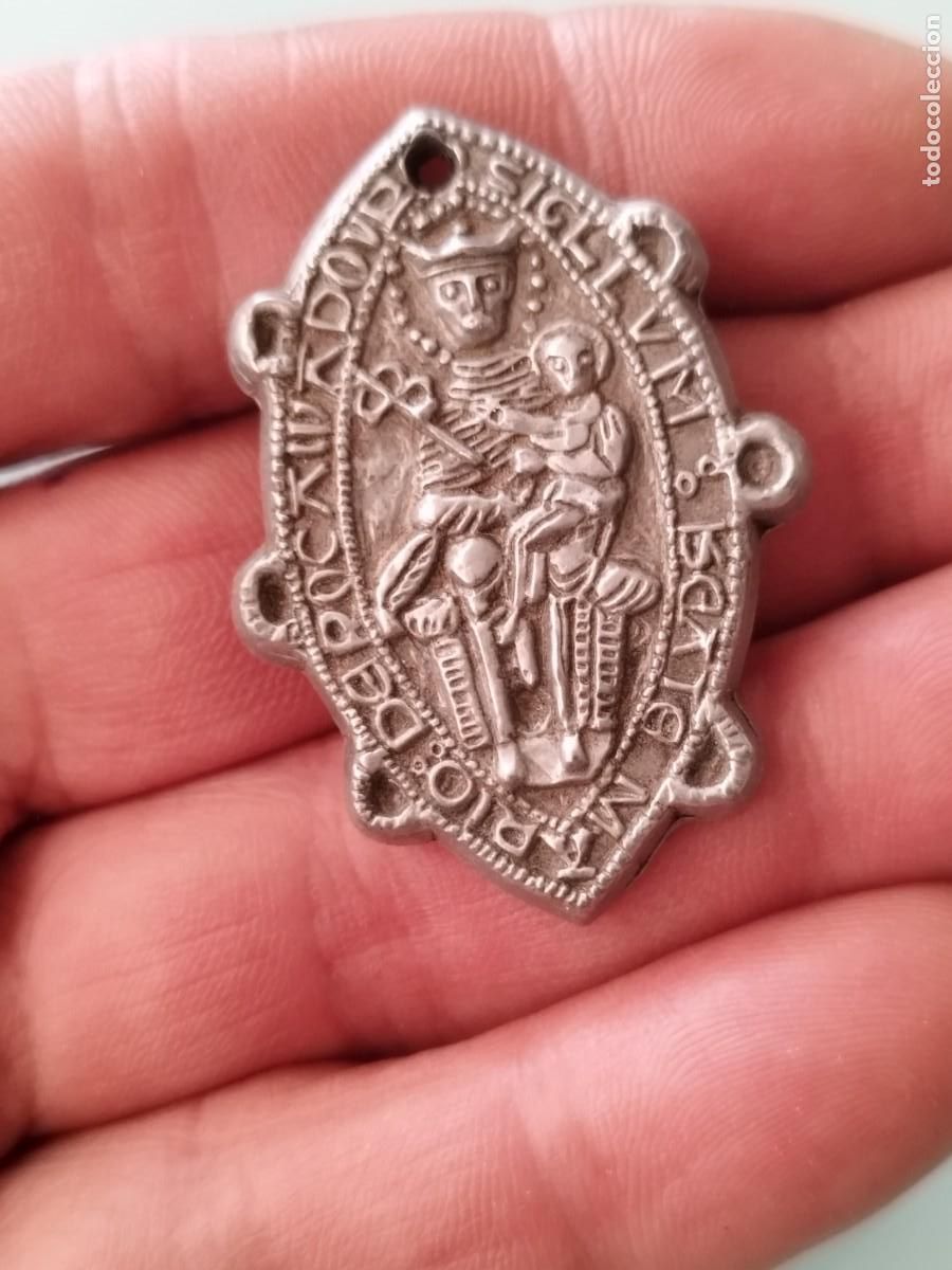 Antig&uuml;edades: Im&aacute;n, medalla de peregrino conocida como &ldquo;Sportelle&rdquo; de Nuestra Se&ntilde;ora de Rocamadour.