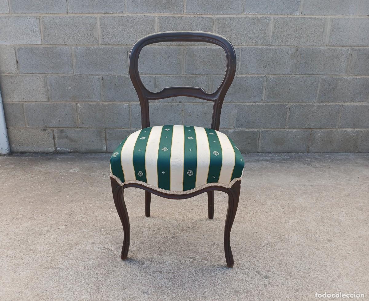 Antig&uuml;edades: Silla antigua estilo isabelino.